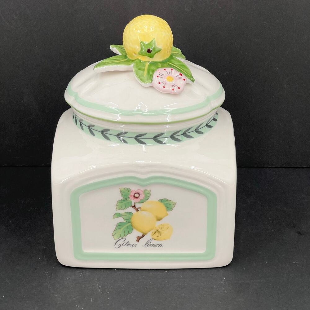 Villeroy & Boch French Garden Charm Citrus small canister